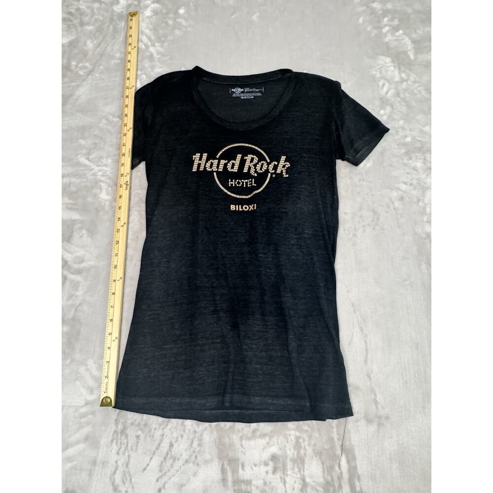 Hard Rock Cafe Biloxi Womens Large Soft Light Weight T Shirt Tee Top‎